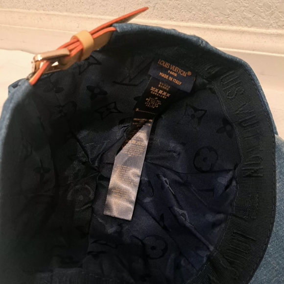 Louis Vuitton Pre-Owned Monogram Denim XL Cap In Perfect Condition - Picture 6 of 9